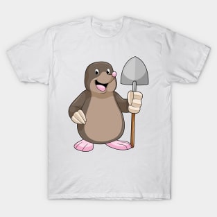 Mole with Shovel T-Shirt